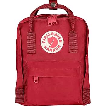フェールラーベン KANKEN Mini ブラック 7L kids Fjallraven Kanken Mini - Kids - Black-Ox Red | undefined
